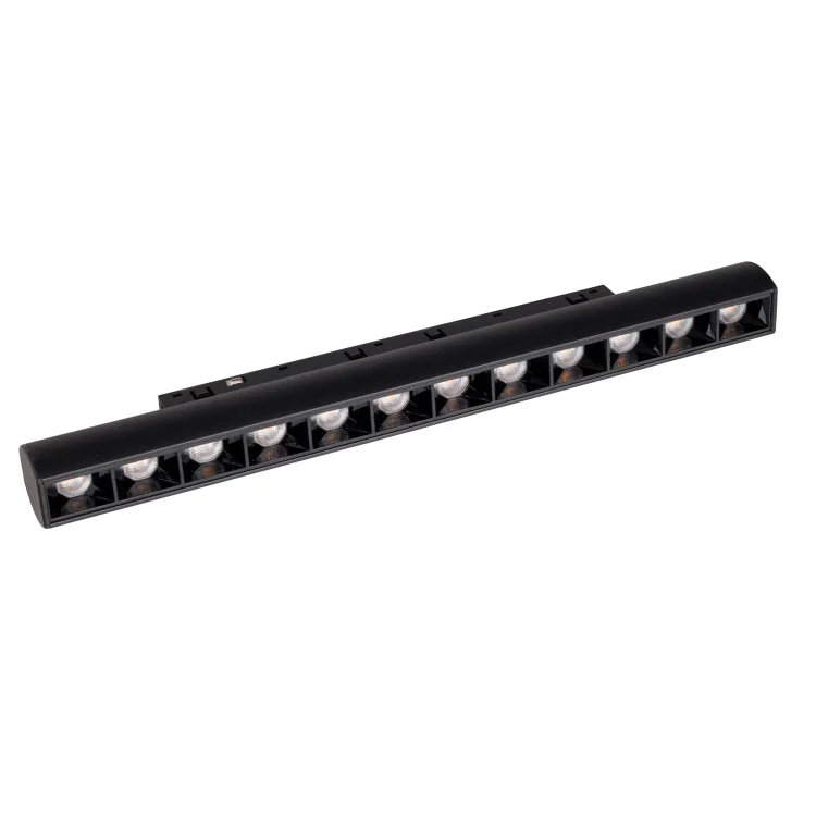 Maxlight N0003Z micro raster 12W Czarny obrotowy