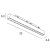 Maxlight N0003Z micro raster 12W Czarny obrotowy rys techniczny