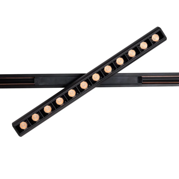 Maxlight N0003Z micro raster 12W Czarny obrotowy