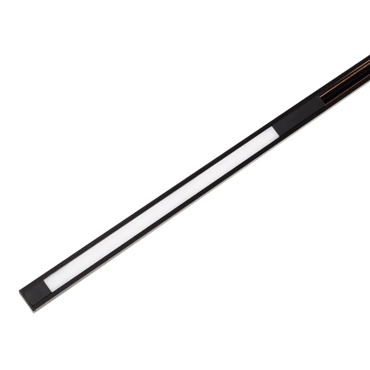 MAXLIGHT N0008N linia 12W Czarna płaska On-Off- MICRO11