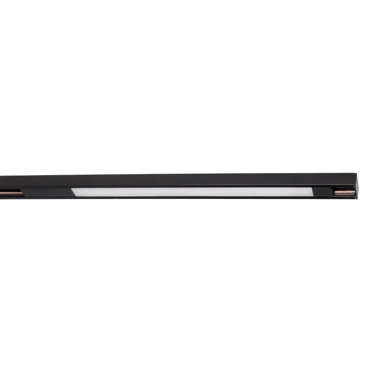 MAXLIGHT N0008N linia 12W Czarna płaska On-Off- MICRO11