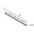 MAXLIGHT N0009N raster 12W Czarny płaski On-Off- MICRO11 rys techniczny
