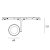 MAXLIGHT N0010Z oczko 5W Czarne 2700-5000K Zigbee- MICRO11 rys techniczny