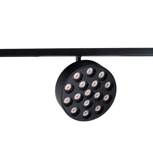 MAXLIGHT N0012Z raster 12W Czarny okrągły 2700-5000K Zigbee- MICRO11