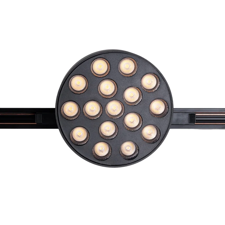 MAXLIGHT N0012Z raster 12W Czarny okrągły 2700-5000K Zigbee- MICRO11