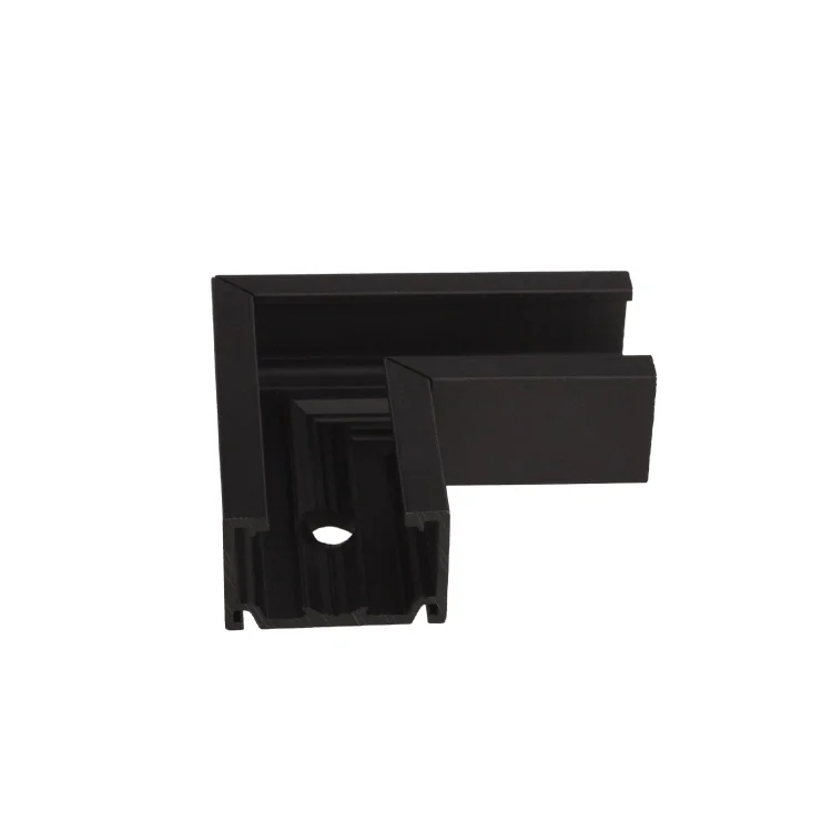 MAXLIGHT NT0008 Kątownik 90° Montaż na sufit lub ścianę Do szyn NT0006,NT0007-  MICRO11  czarny