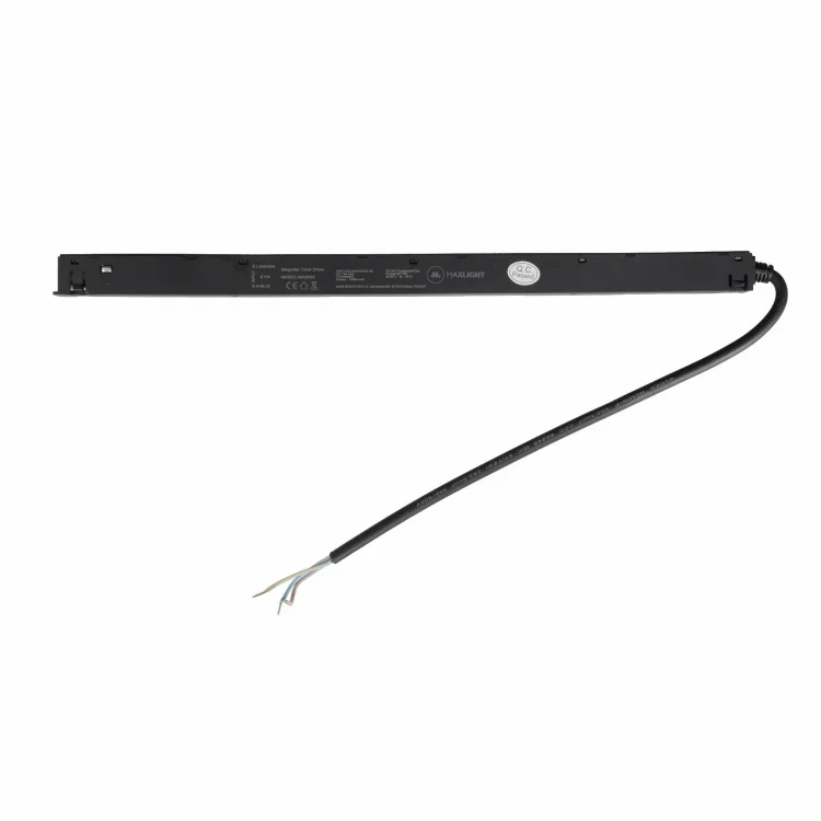 MA0033 MAXLIGHT MA0033 Zasilacz wewnętrzny płaski 150W do szyn magnetycznych czarny