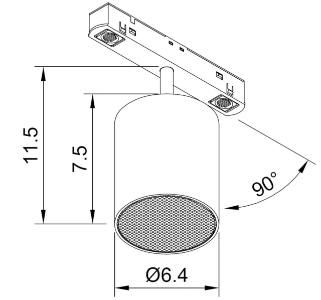 MA0038-GLOSNIK-MAXLIGHT-RYSUNEK-TECHNICZNY.webp