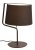 Maxlight Chicago T0029 Lampa Stołowa Czarny Abażur