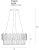 Maxlight Trend P0368 Lampa Wisząca Złota rys techniczny