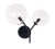 Maxlight Lollipop W0277 Kinkiet Czarny