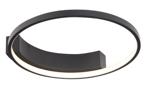 Maxlight Velvet C0199 Plafon Czarny 40cm