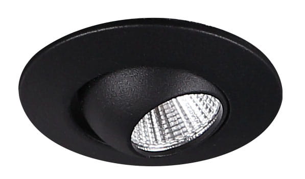 Maxlight Yuca Round Tilted H0105 Oprawa podtynkowa Czarna