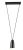 Maxlight Sistema P0400 Lampa Wisząca Czarna