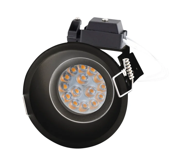 Maxlight Deep H0111 Oprawa Wpustowa Okrągła Czarna