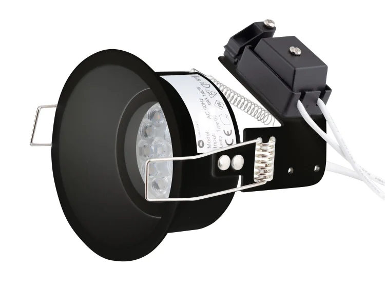Maxlight Deep H0111 Oprawa Wpustowa Okrągła Czarna