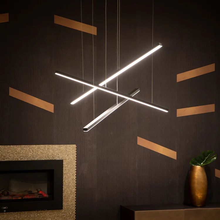 Maxlight Trio P0311D Lampa Wisząca Ściemnialna Czarna