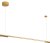 Maxlight Organic Horizon P0356D Lampa Wisząca Ściemnialna Złota