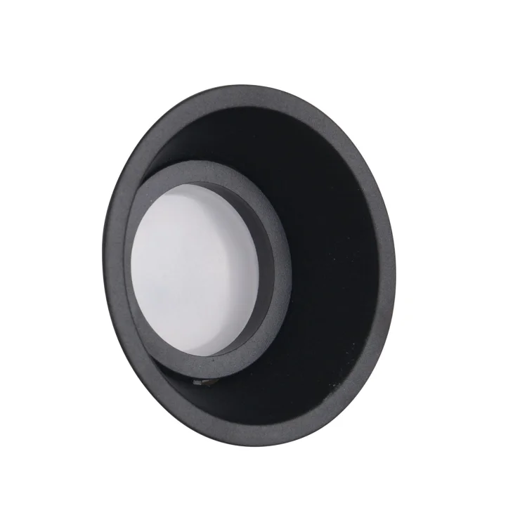 Maxlight Deep H0111 Oprawa Wpustowa Okrągła Czarna