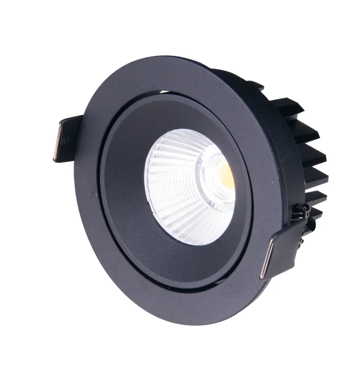 Maxlight Cyklop H0095 Oprawa Wpustowa Czarna IP65