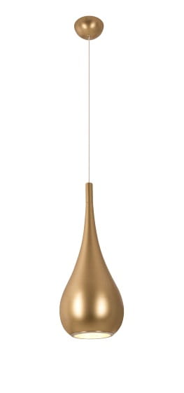 Maxlight Drop P0436 Lampa Wisząca Złoty Mat