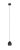 Maxlight Comet Round P0433 Lampa Wisząca Czarna