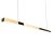 Maxlight Trio 1 P0425D Lampa Wisząca Złota Ściemnialna