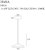 Maxlight Hana P0456 Lampa Wisząca Czarna