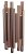 Maxlight Organic Copper W0153D Kinkiet z Funkcją Ściemniania Światła