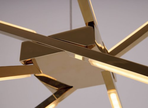 Maxlight Spider P0457 Lampa Wisząca Złota