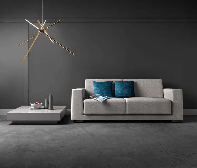 Maxlight Spider P0457 Lampa Wisząca Złota