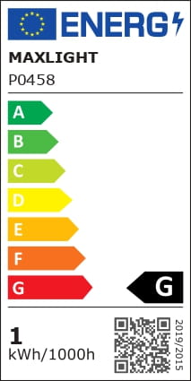 Maxlight Organic P0458 Lampa Wisząca Miedź Szczotkowana karta energetyczna