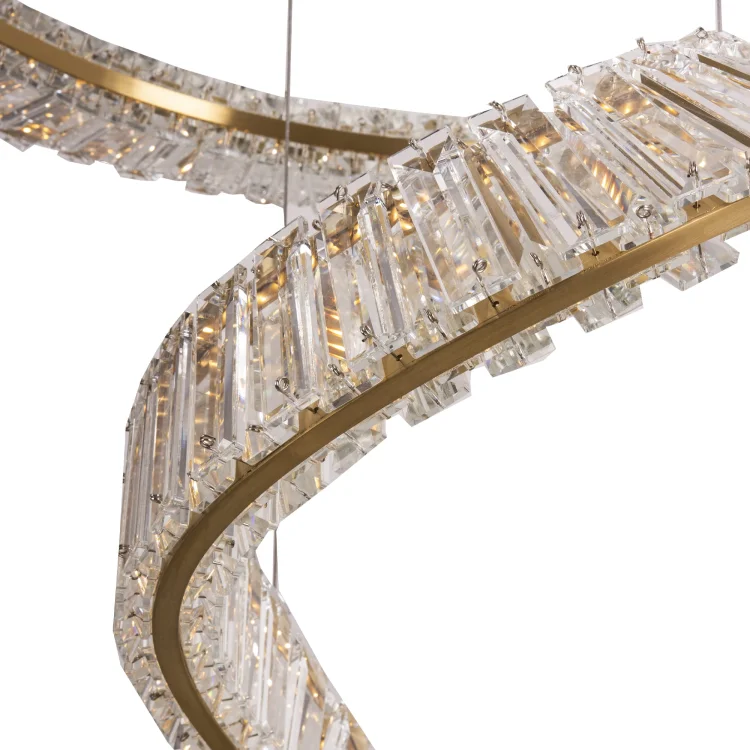 Maxlight Charme P0477 Lampa Wisząca Złota