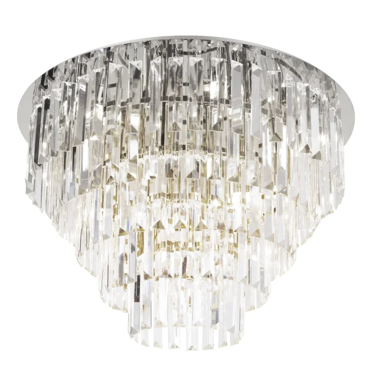 Maxlight Monaco C0225 Plafon Srebrny Ø 80 cm