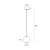 Maxlight Nobile I P0478 Lampa Wisząca rys techniczny