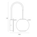 Maxlight Nobile W0314 Kinkiet rys techniczny