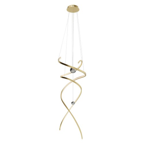 Maxlight Ritz P0483D Lampa Wisząca Złoto Szczotkowane