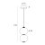 Maxlight P0469 Lampa Wisząca Tama rys techniczny