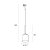 Maxlight S0017 Lampa Do Szynoprzewodu Tulipe Biała rys technicznny