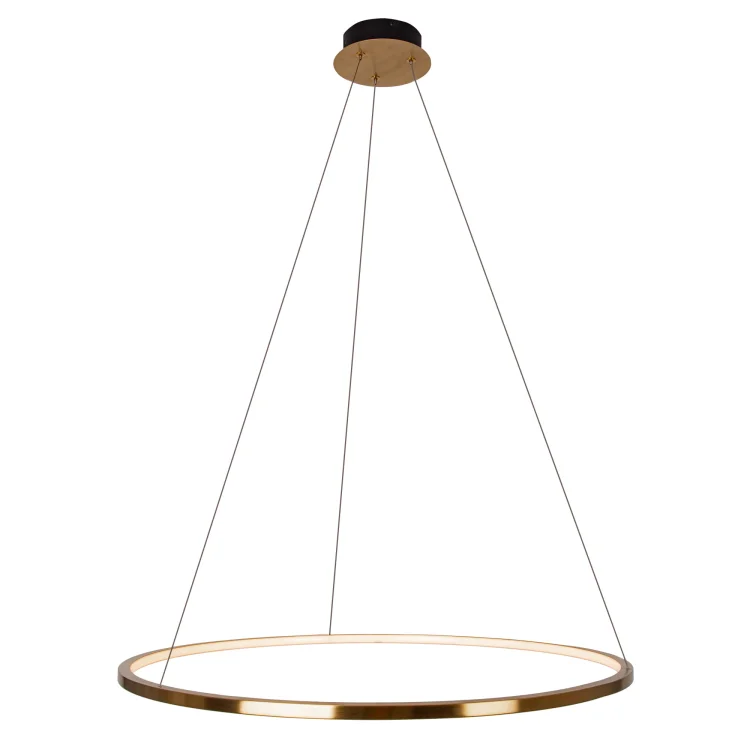 Maxlight P0493 Lampa Wisząca Queen Ø 50 Cm Złoto Szczotkowane