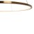 Maxlight P0493 Lampa Wisząca Queen Ø 50 Cm Złoto Szczotkowane