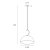 Maxlight P0464 Lampa Wisząca Twenty rys techniczny
