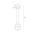 Maxlight P0488 Lampa Wisząca Sunset rys techniczny