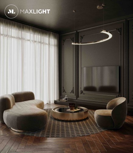 Maxlight Lotus P0422D Lampa Wisząca Złota