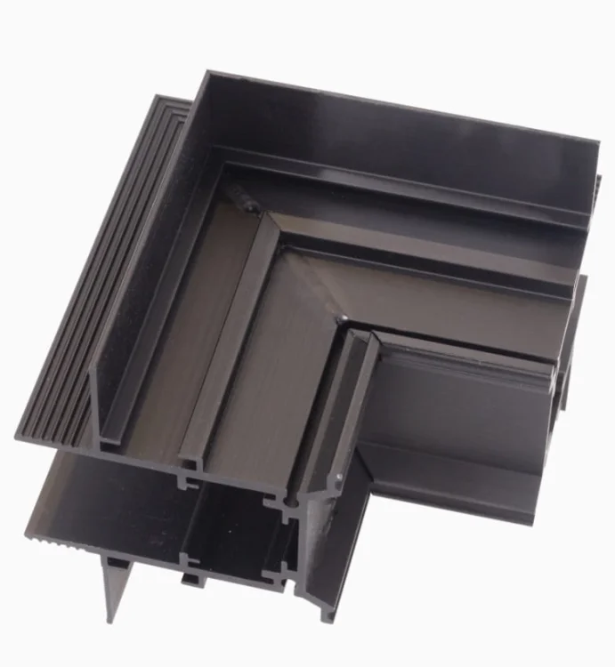 Maxlight Magnetic MT0009 Kątownik czarny do użycia przy uskoku na suficie Do szyn MT0006, MT0007