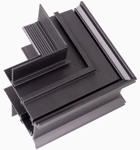 Maxlight Magnetic MT0010 Kątownik czarny ściana/sufit Do szyn MT0006, MT0007