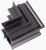 Maxlight Magnetic MT0010 Kątownik czarny ściana/sufit Do szyn MT0006, MT0007