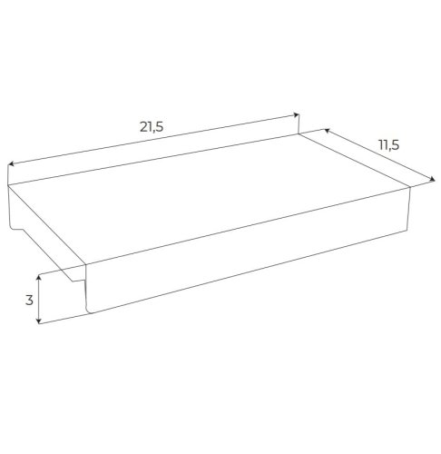 Maxlight Magnetic MA0007 Zasilacz zewnętrzny 200W do szyn magnetycznych rys techniczny