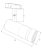 Maxlight Magnetic M0013N Reflektor Magnetyczny System On/Off 12W 784LM 3000K rys techniczny