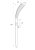 Maxlight W0342 Kinkiet Cobra rys techniczny